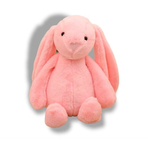 фото Мягкая игрушка зайка 80 см с пледом 3 в 1 розовый китай