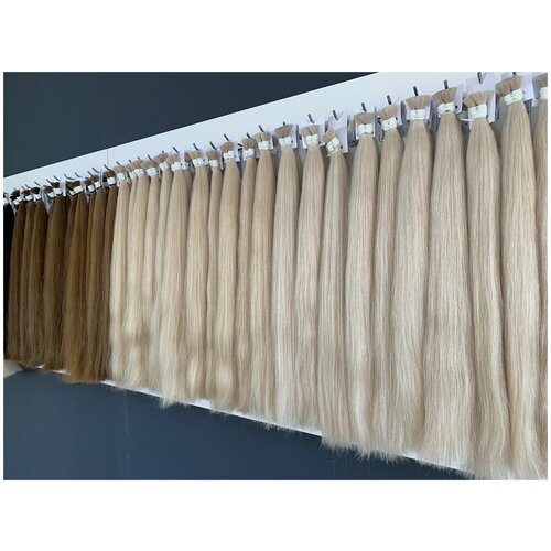 Волосы натуральные для наращивание Славянские Premium №10.0 100 гр. 60 см