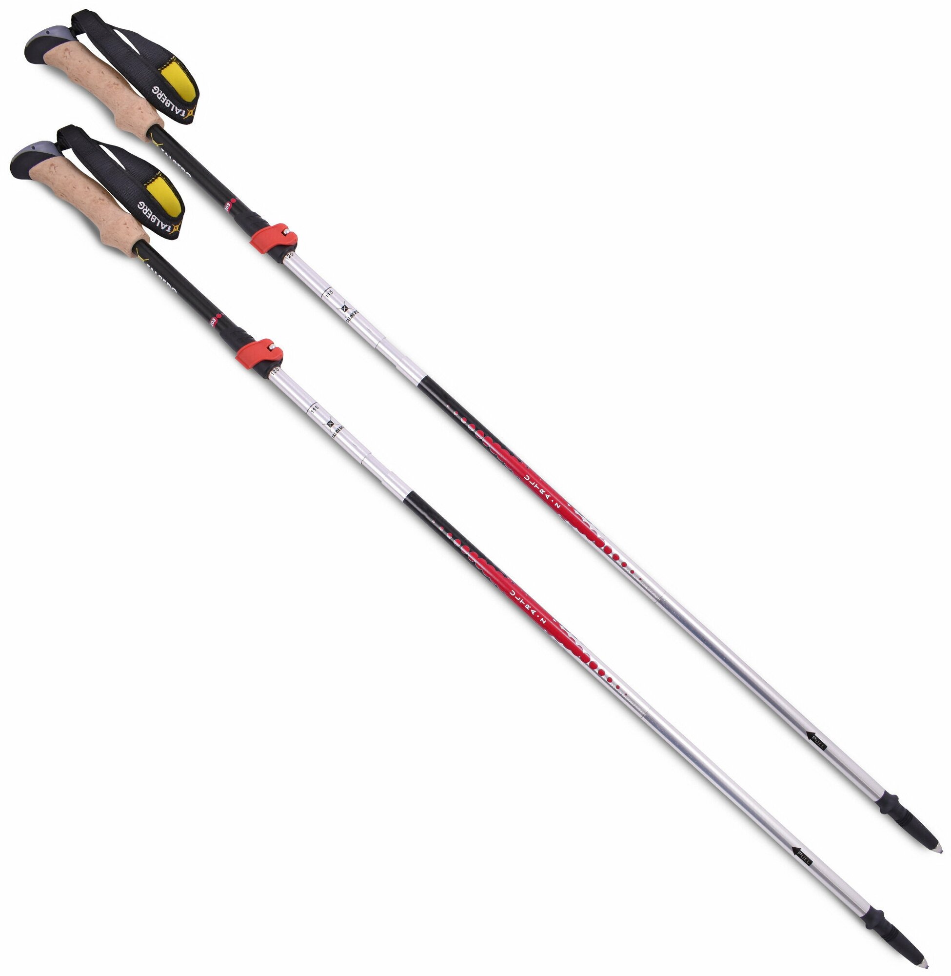 Talberg палки треккинговые ULTRA-Z POLE (красный)