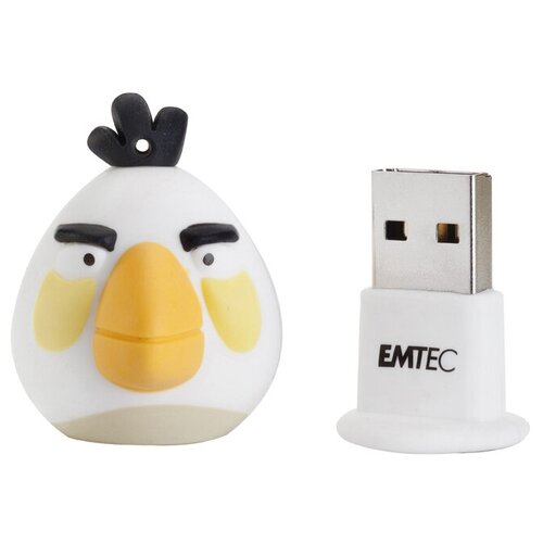 Флешка Angry Bird White, 4Gb