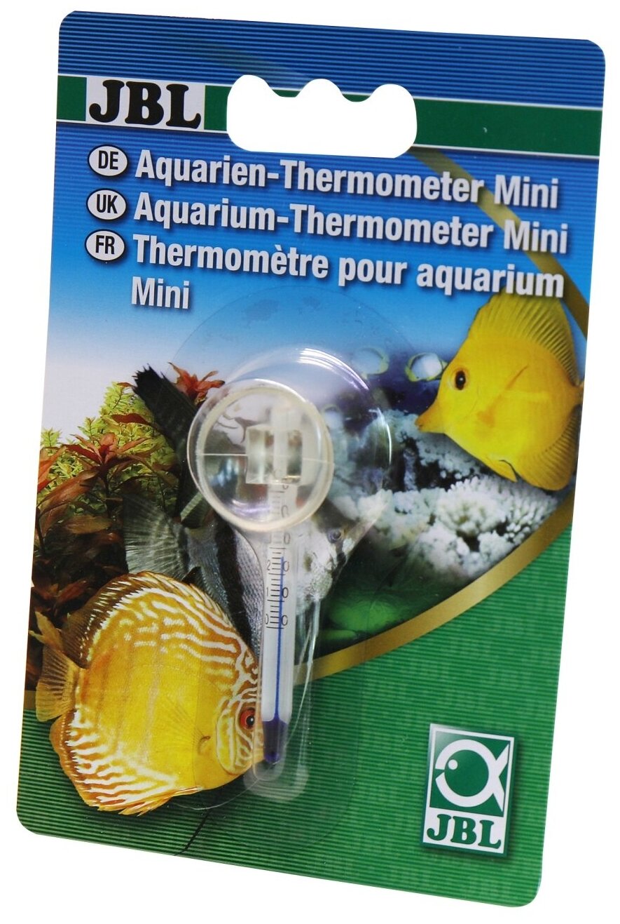 Термометр спиртовой для аквариума JBL Aquarium Thermometer Mini, бесцветный - фотография № 2