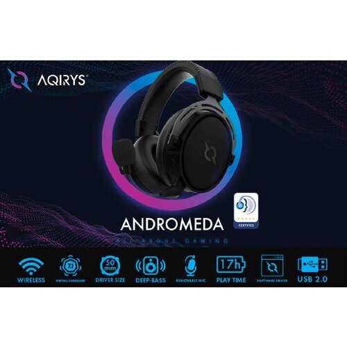 Игровые проводные наушники AQIRYS Andromeda