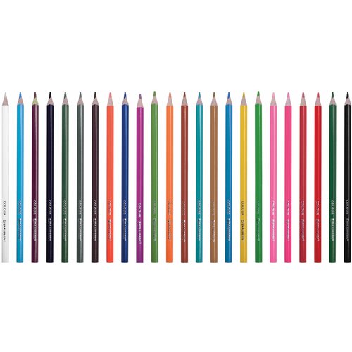 Упаковка 3 шт Карандаши цветные BRAUBERG KIDS 24 цвета трехгранные грифель 3 мм 181944 729₽