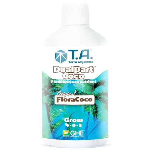 Удобрение Terra Aquatiaca DualPart (GHE FloraCoco) Coco Grow 0,5 л