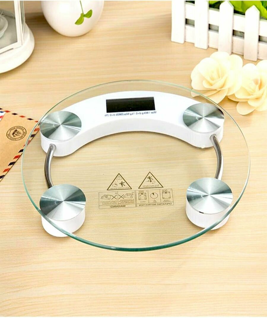 Напольные весы Электронные круглые Personal Scale / Персональные до 180 кг /Точные весы - фотография № 1