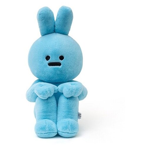 Мягкая игрушка Заяц плюшевый, голубой, 28 см, Символ Года 2023 мягкая игрушка кролик символ года 2023 подарок на новый год детям украшения декор сувениры товары для праздника подарки взрослым