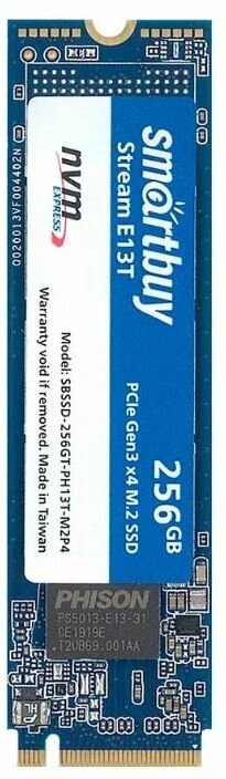 Накопитель SSD 256GB Smartbuy Stream E13T, SBSSD-256GT-PH13T-M2P4