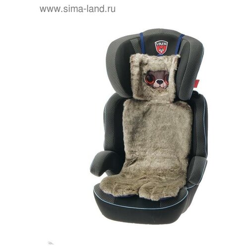 Накидка «автоняша» для детского автокресла, Мишка, серая 2902589