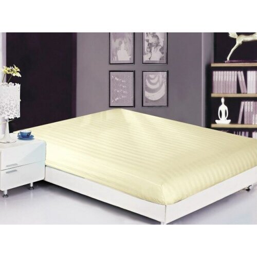 PRC-R-31 Простынь страйп-сатин на резинке