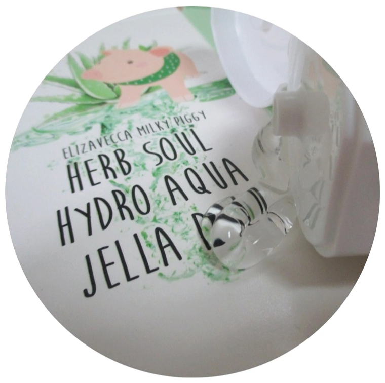 Маска для лица Elizavecca Milky Piggy Herb Soul Hydro Aqua Jella Pack 250мл - фото №10