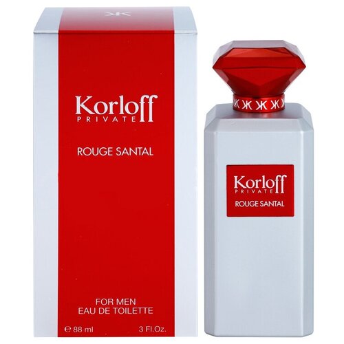 Туалетная вода Korloff Paris унисекс Rouge Santal 88 мл