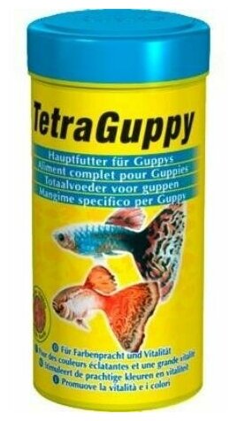 Сухой корм для рыб Tetra Guppy, 250 мл, 75 г2 шт. в уп. - фотография № 4