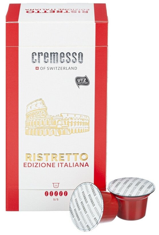 Кофе в капсулах Cremesso Ristretto Italiano 16 порций - фотография № 4