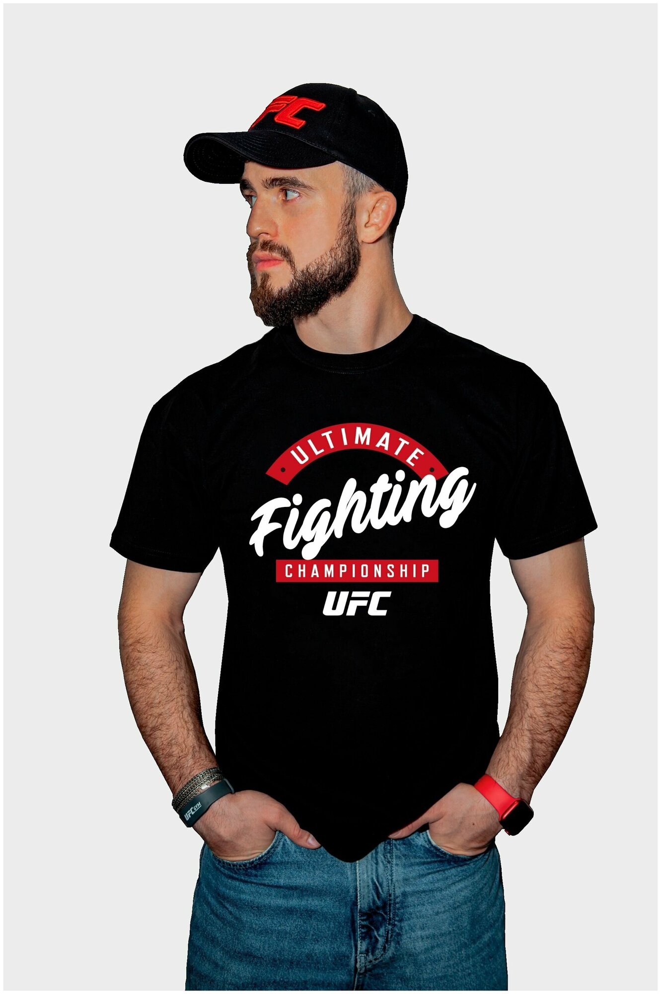 Футболка мужская UFC FIGHTING T-SH