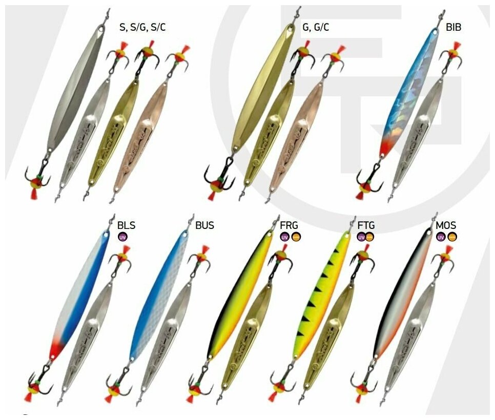 Блесна вертикальная ECOPRO Scout 65мм 7,5гS/G — фото 1