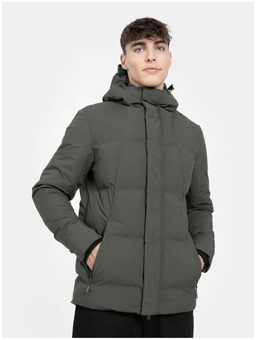 куртка 4F зимняя, размер S, серый