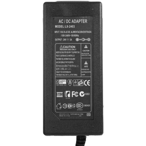 Блок питания 24V 3A 55x25 мм 73800₽