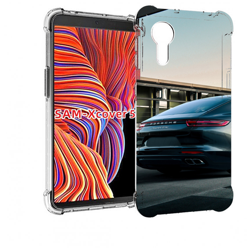 Чехол MyPads porsche порш 4 для Samsung Galaxy Xcover 5 задняя-панель-накладка-бампер