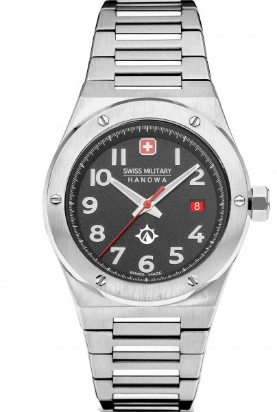 Наручные часы Swiss Military Hanowa Land SMWGH2101902, серый, серебряный