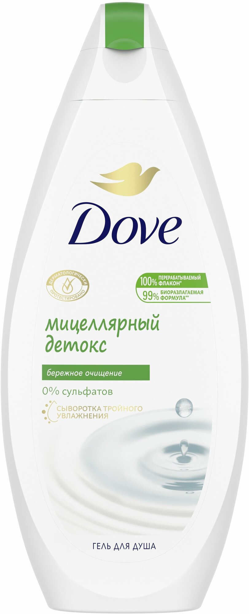Гель для душа Dove Мицеллярный Детокс-уход 250мл Unilever - фото №19