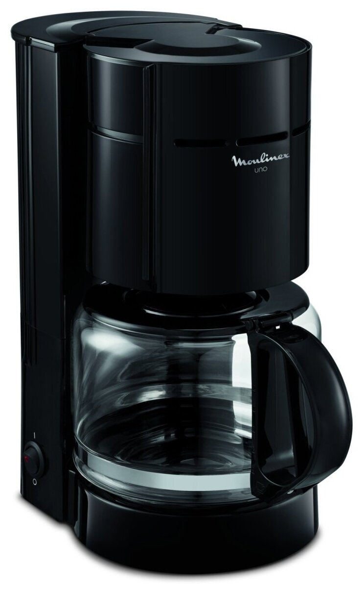 Кофеварка Moulinex Black с противокапельной защитой и функцией поддержания температуры