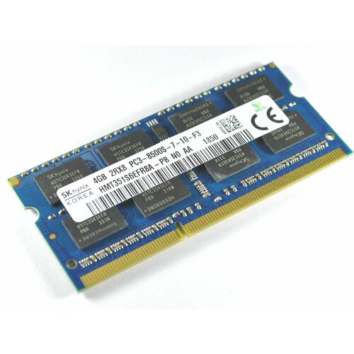 Оперативная память HYNIX 4 ГБ 2RX8 PC3-8500S DDR3 1066MHz SO-DIMM оперативная память 8 гб 1 шт hynix ddr3 1600 so dimm 8gb