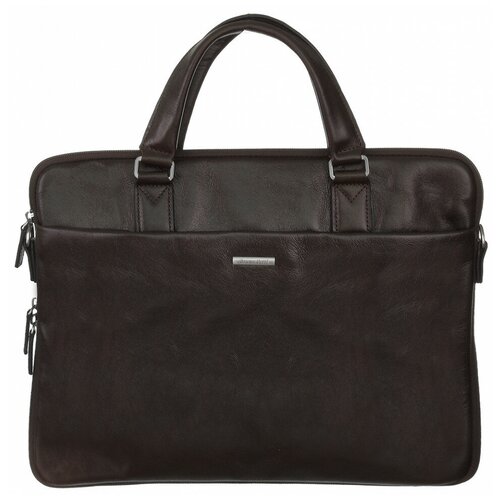 Мужская кожаная бизнес-сумка Bruno Perri L7148-1/2 коричневый