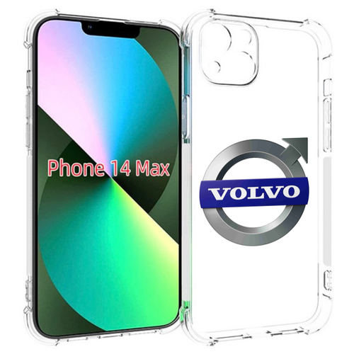Чехол MyPads volvo мужской для iPhone 14 Plus (6.7) задняя-панель-накладка-бампер