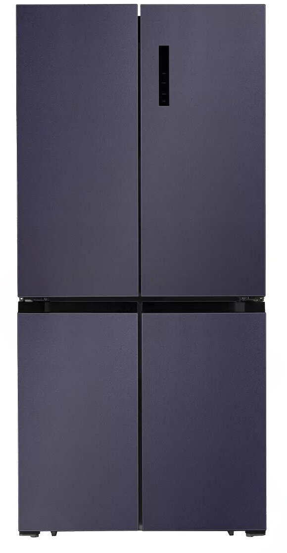 Отдельностоящий двухкамерный холодильник LEX LCD450BMID, синий - фотография № 1