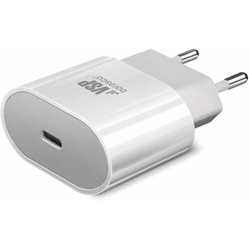 Сетевое зарядное устройство BORASCO USB type-C, 3A, белый [50634] сетевое зарядное устройство samsung ep ta845 usb type c usb type c 3a белый