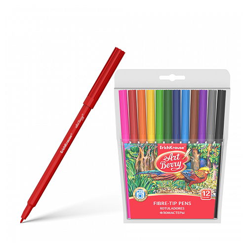 Фломастеры ErichKrause 12 цветов 33050EK