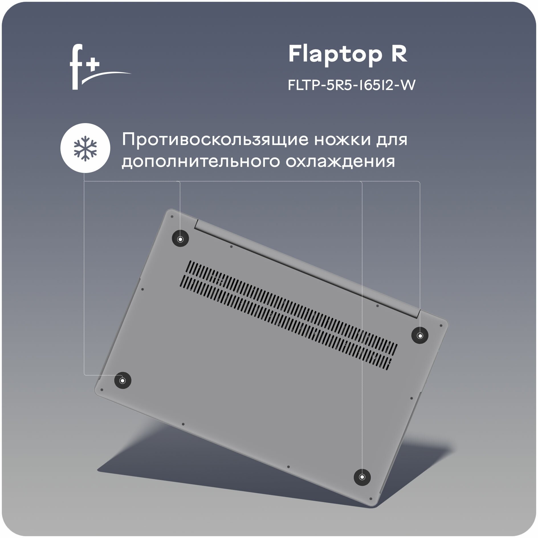 Ноутбук F+ FLAPTOP R FLTP-5R5-16512-w R5-5600U/16GB/512GB SSD/15.6" FHD IPS/Win11 (FLTP-5R5-16512-w) - фотография № 6