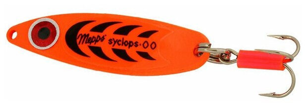 Блесна колеблющаяся Mepps SYCLOPS, 00, Fluo Orange, комплект из 1 штука