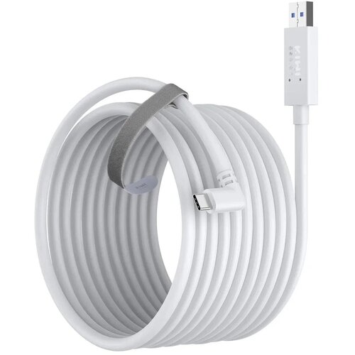 Кабель для Oculus Quest 2 Link Cable MiMAXO (5м.) USB 3.0 Type A-Type C White кабель для oculus quest 2 link cable mimaxo 5м usb 3 0 type a type c black