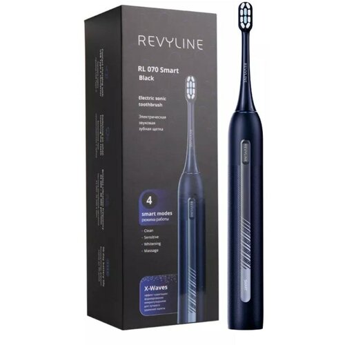 Электрическая звуковая зубная щётка Revyline RL 070 Black