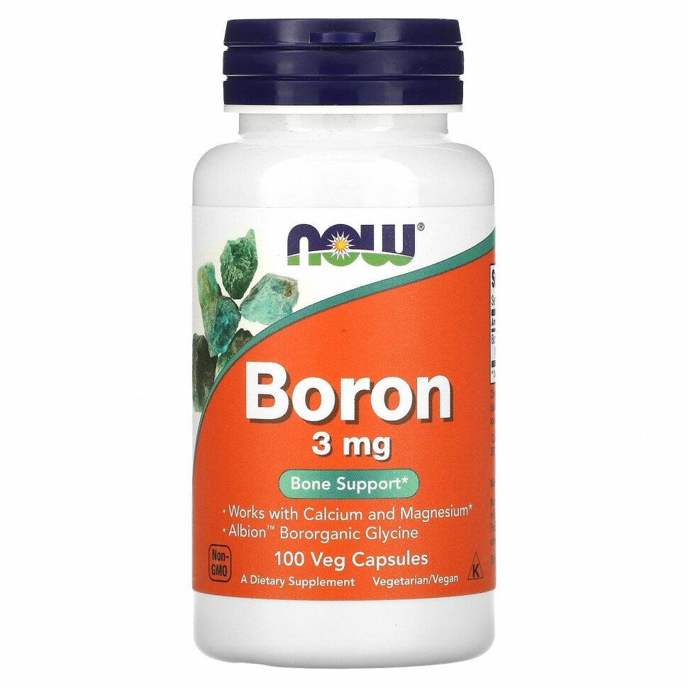Boron капс., 3 мг, 150 мл, 150 г, 100 шт.