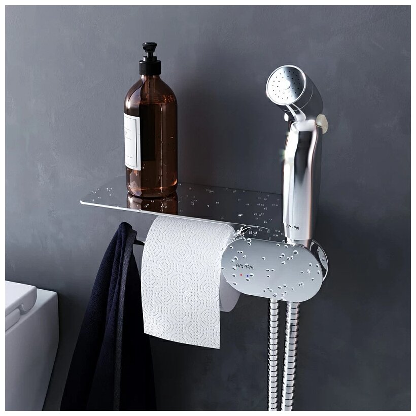 Гигиенический душ со смесителем AM.PM Like F0202600 скрытого монтажа - фотография № 4