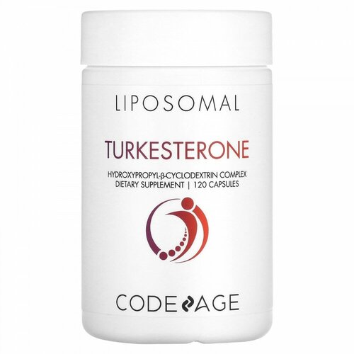 Codeage, Turkesterone, Hydroxypropyl-ß-Cyclodextrin Complex, 120 Capsules