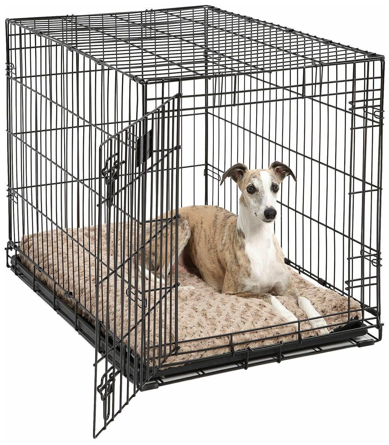 Лежанка для собак MidWest Ombre плюшевая с завитками, цвет: мокко, 53*31 см - фото №15