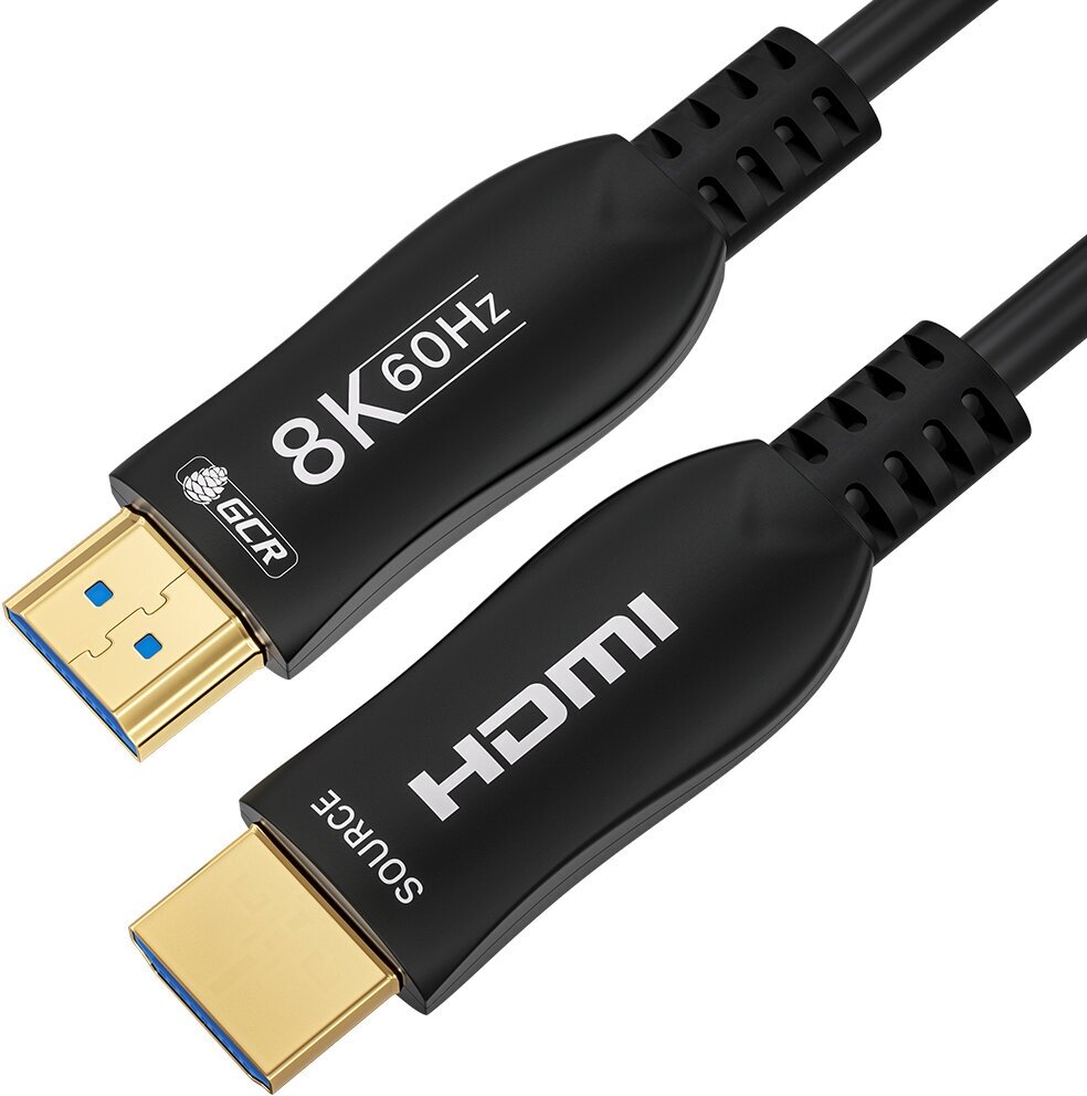 GCR Кабель 5.0m оптический HDMI 2.1 8K 60Hz, 4K 120Hz, 4:4:4, высокоскоростной 48.0 Гбит/с, 3D, GCR-54745 Greenconnect GCR-54745