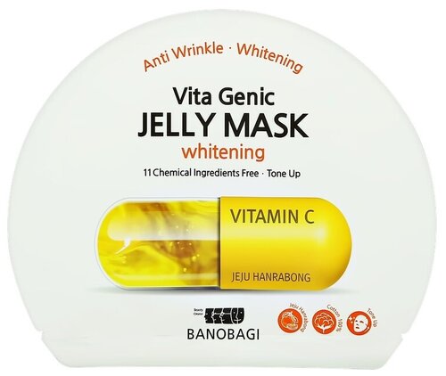 Banobagi Vita Genic Jelly Mask Whitening отбеливающая маска на основе липосомного желе, 30 мл