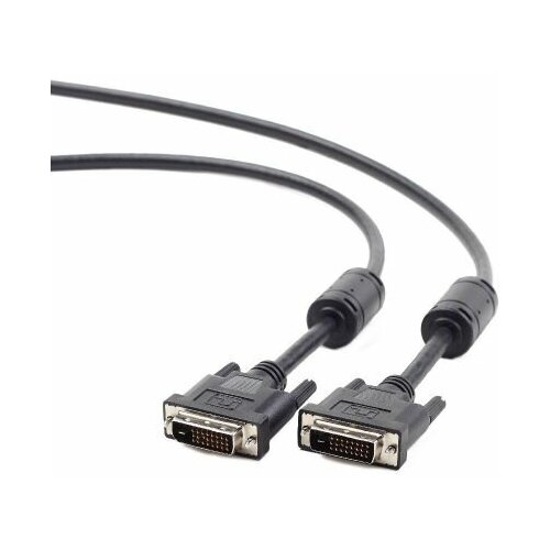 Кабель DVI-D Filum FL-C-DVID2M-DVID2M-1.8M 1.8 м, медь, разъемы: DVI-D double link male- DVI-D double link male, черный значок double hobby белый черный