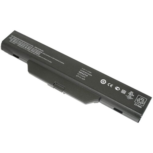 Аккумуляторная батарея для ноутбука HP Compaq 550, 610 (HSTNN-IB51) 10.8V 47Wh черная аккумулятор батарея для ноутбука hp compaq 6720s 6735s hstnn ib51 14 4v 5200mah replacement черная
