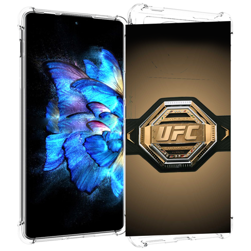 Чехол MyPads UFC единоборства мужской для Vivo X Note 5G задняя-панель-накладка-бампер