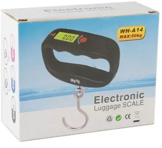 Весы безмен электронные с дисплеем До 50 кг WH-A14