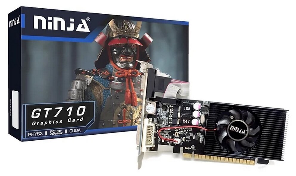 Видеокарта Sinotex Ninja GeForce GT710 1GB (NF71NP013F)