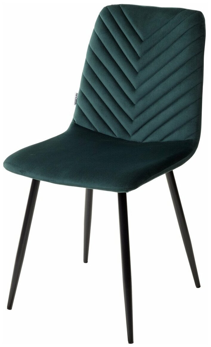 Стул M-CITY DUKE (4 шт.) Велюр BLUVEL-78 GREEN, велюр
