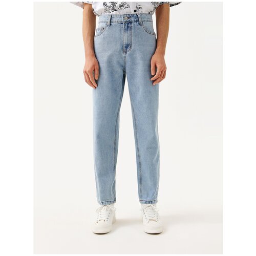 брюки джинсовые мужские befree, цвет: индиго, размер 26 синего цвета