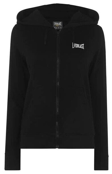 Худи женская Everlast Zip Interlock Black - Everlast - Черный - 46-S