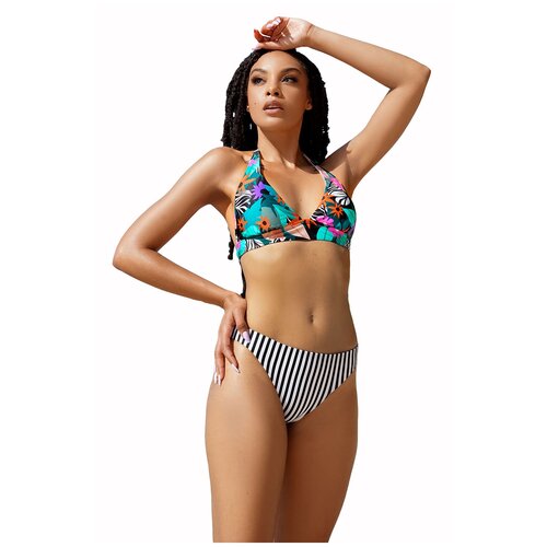 фото Плавки женские uniconf cbc212 v1, черно-белый (размер: l)